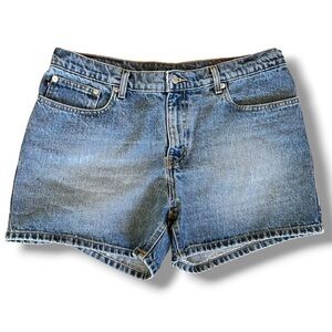 Vtg 90s Y2K Ralph Lauren Polo Jeans Saturday Short 4” sz 12 Denim Shorts B-9